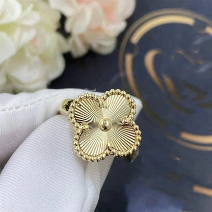 [Love More]CLOVER GOLD RING